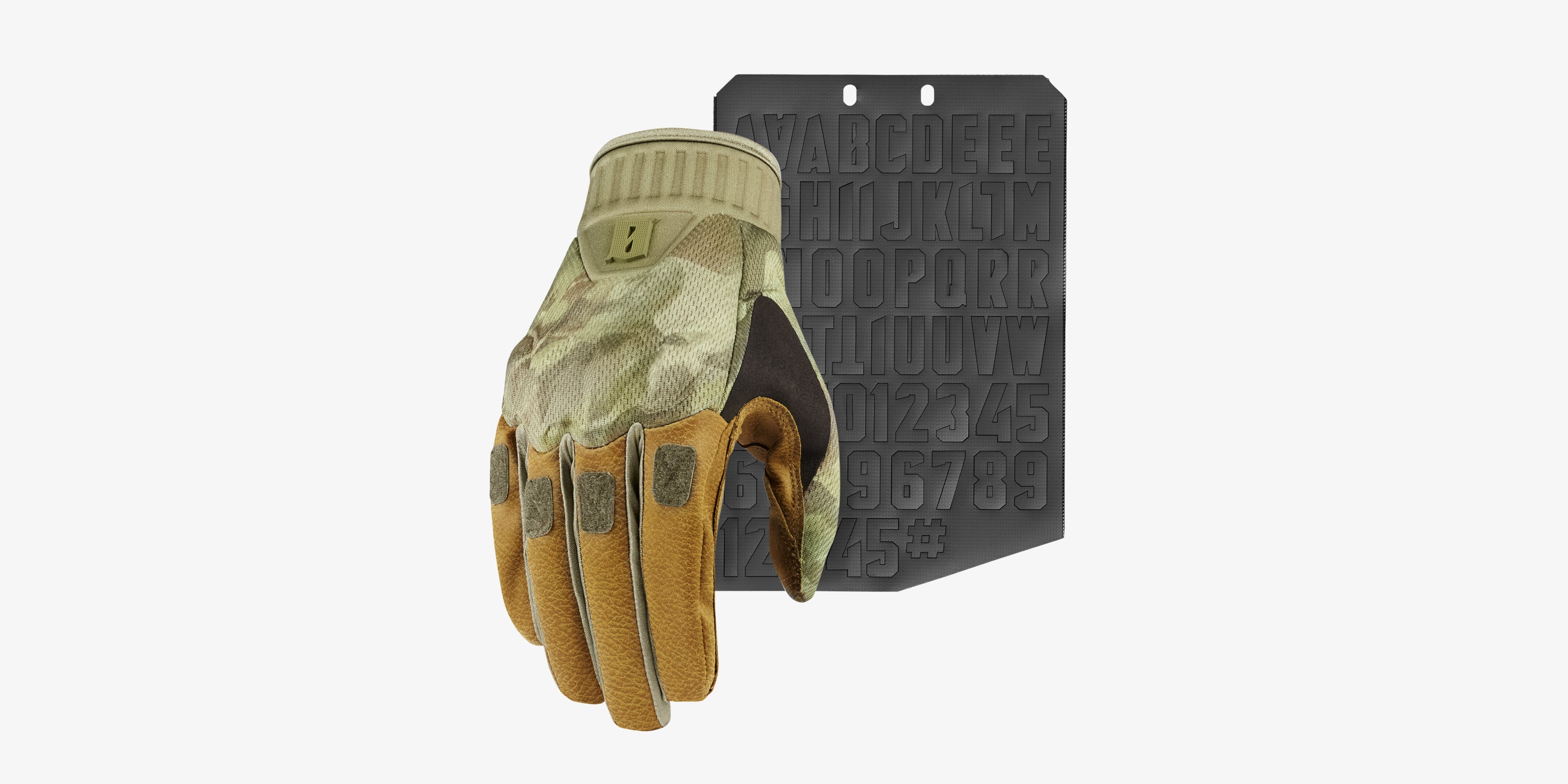 Wounded Warrior 924 Camo Gloves w/ LED Lights