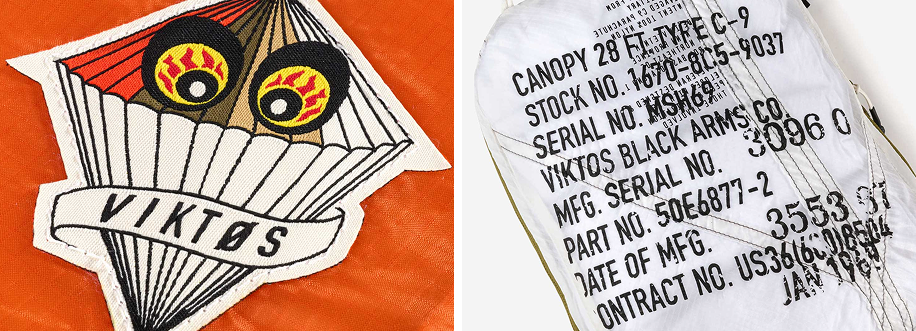 C9 Parapack Logo and Canopy Printing